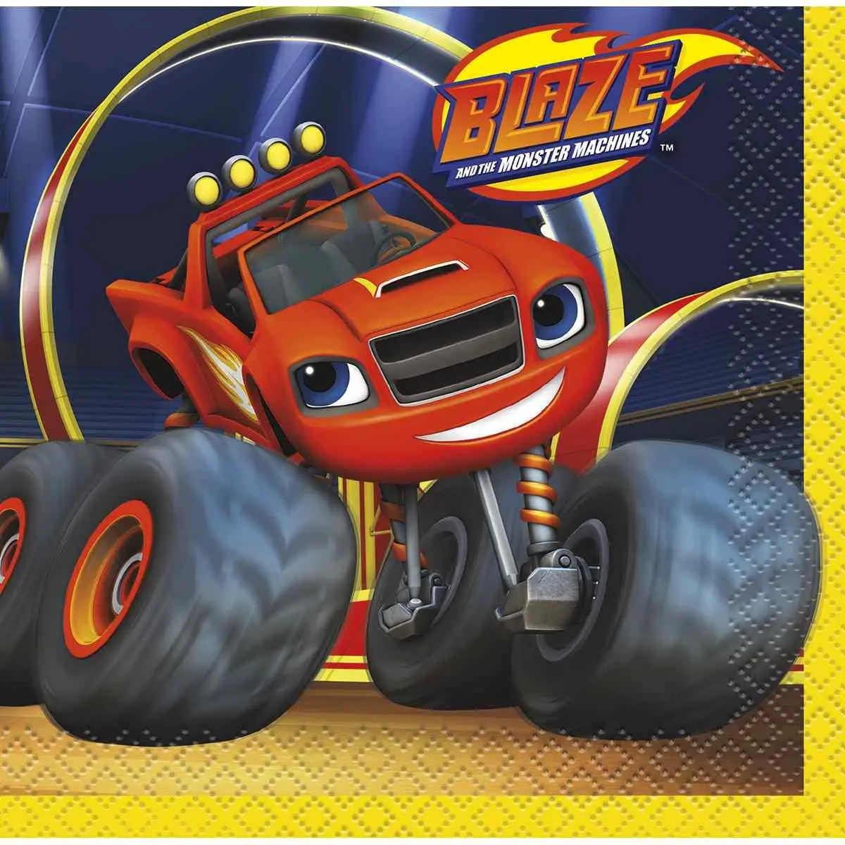 Blaze And The Monster Machines Beverage Napkins (16 Per Pack) 1