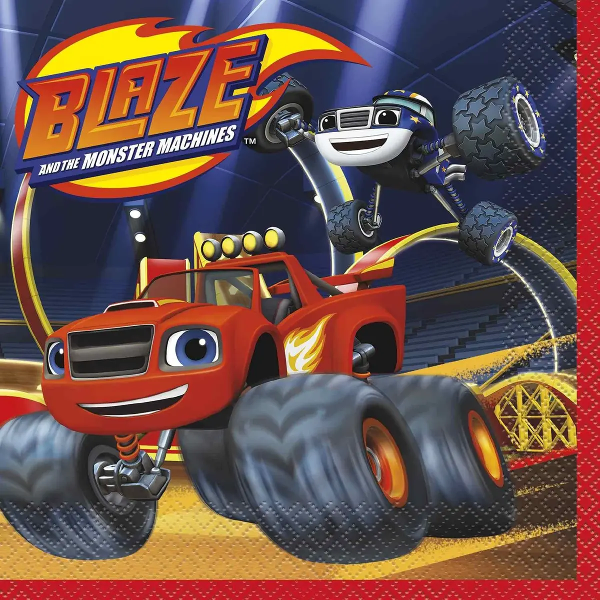 Blaze And The Monster Machines Luncheon Napkins (16 Per Pack) 1