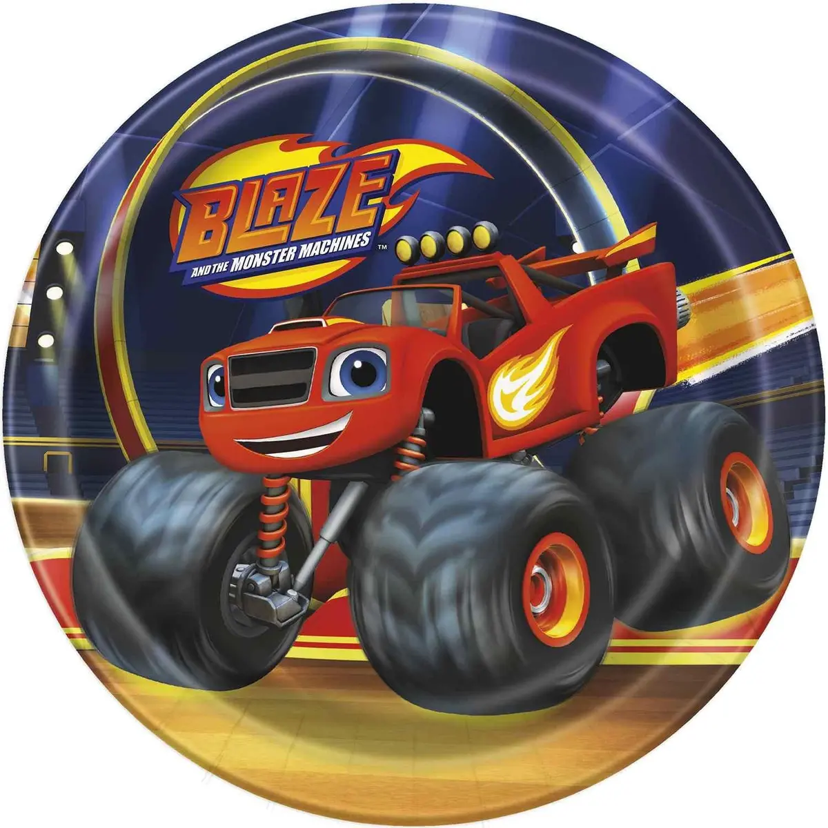 Blaze And The Monster Machines 7 Inch Dessert Plates (8 Per Pack) 1