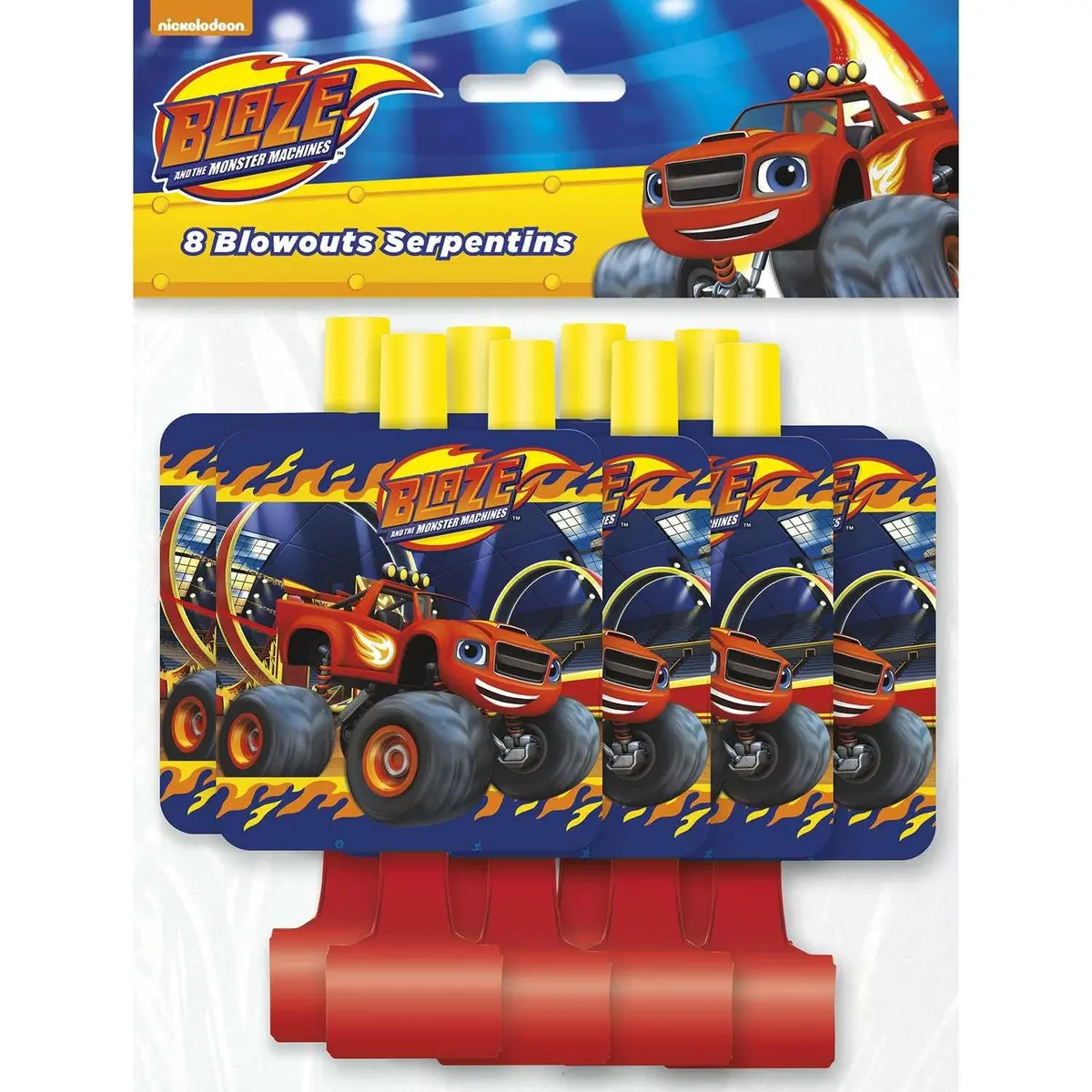 Blaze And The Monster Machines Party Blowouts (8 Per Pack) 1