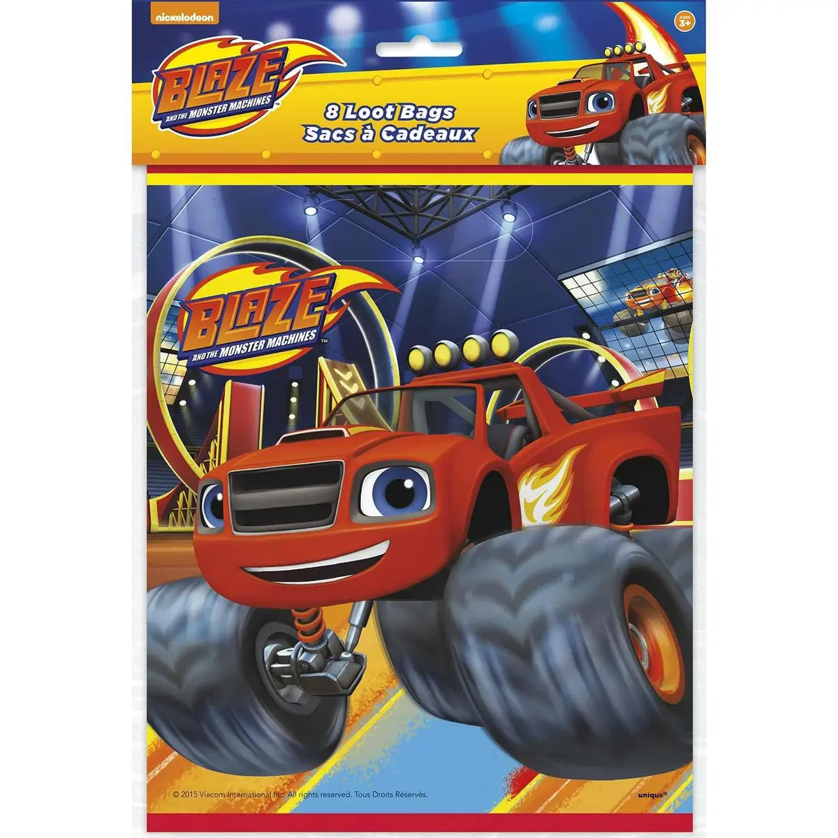 Blaze And The Monster Machines Party Loot Bags (8 Per Pack) 1