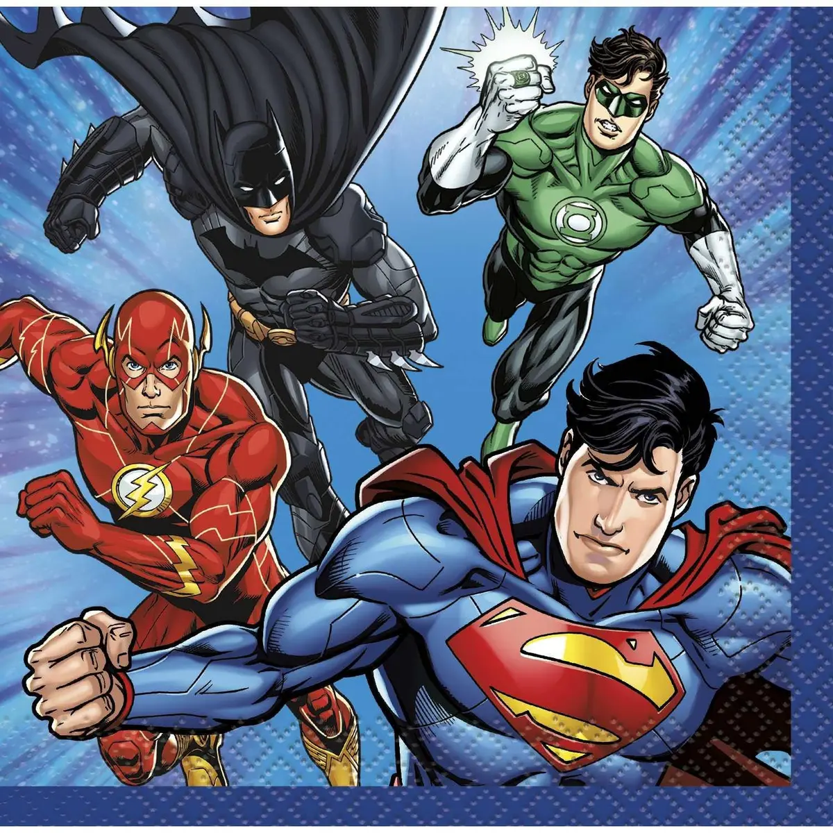 Justice League Beverage Napkins (16 Per Pack) 1