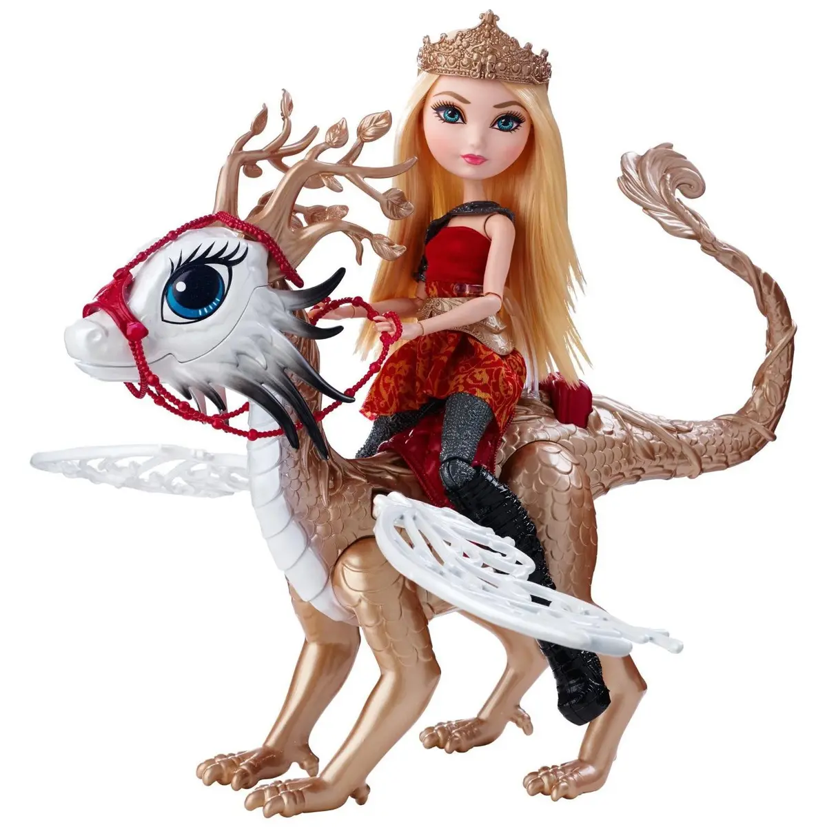 Ever After High Dragon Games Apple White Doll And Braebyrn Dragon 1