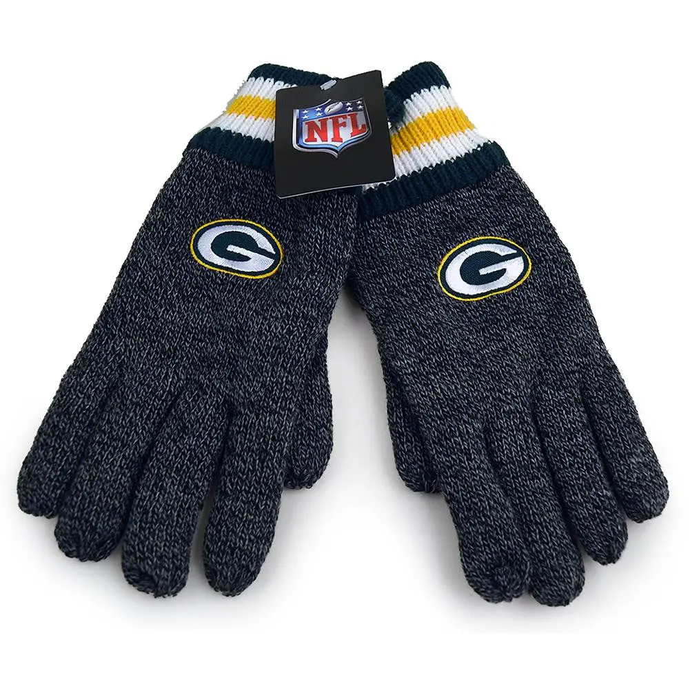 Nfl Green Bay Packers Thermal Gloves (Men's - One Size) 1