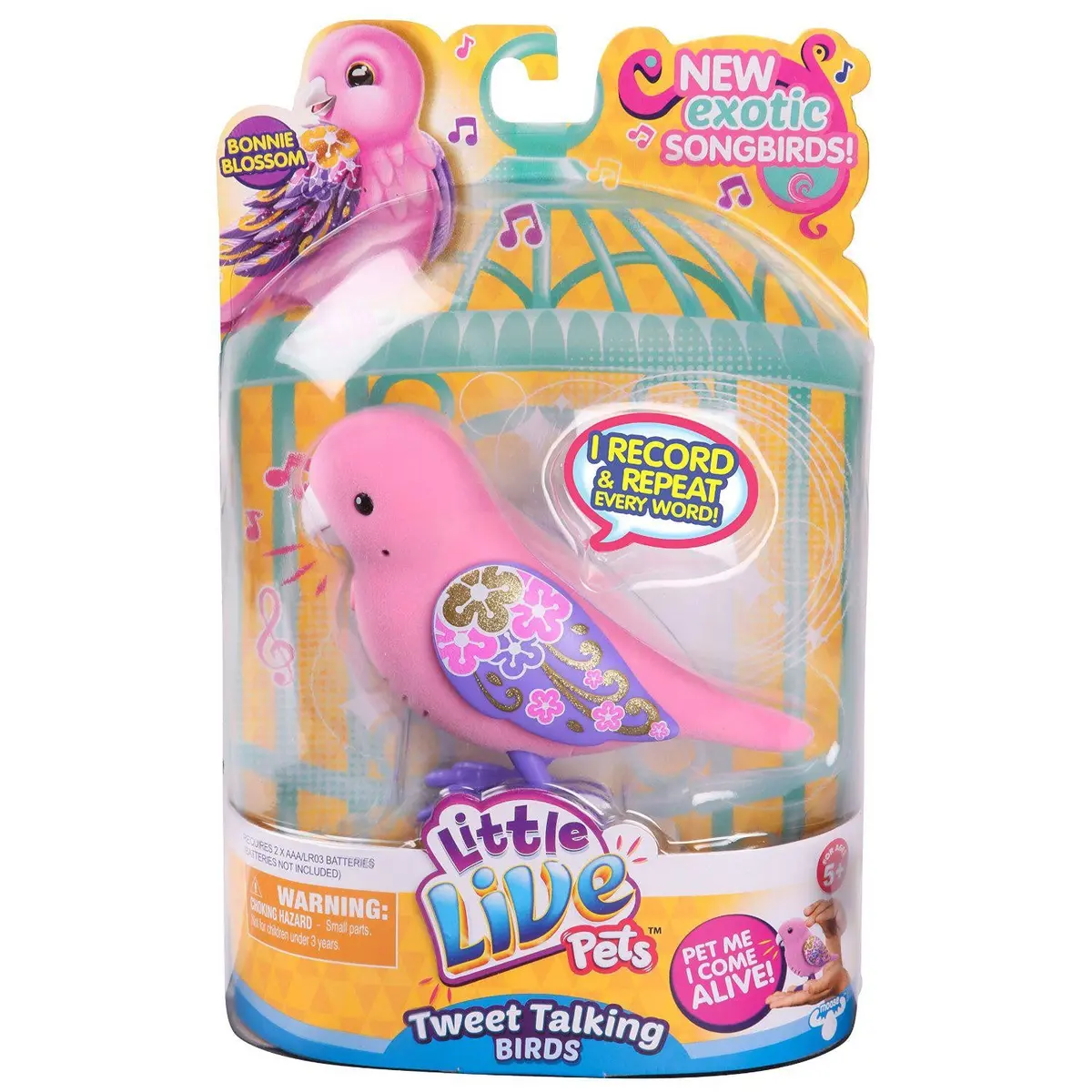 Little Live Pets Tweet Talking Bird (Bonnie Blossom) 1