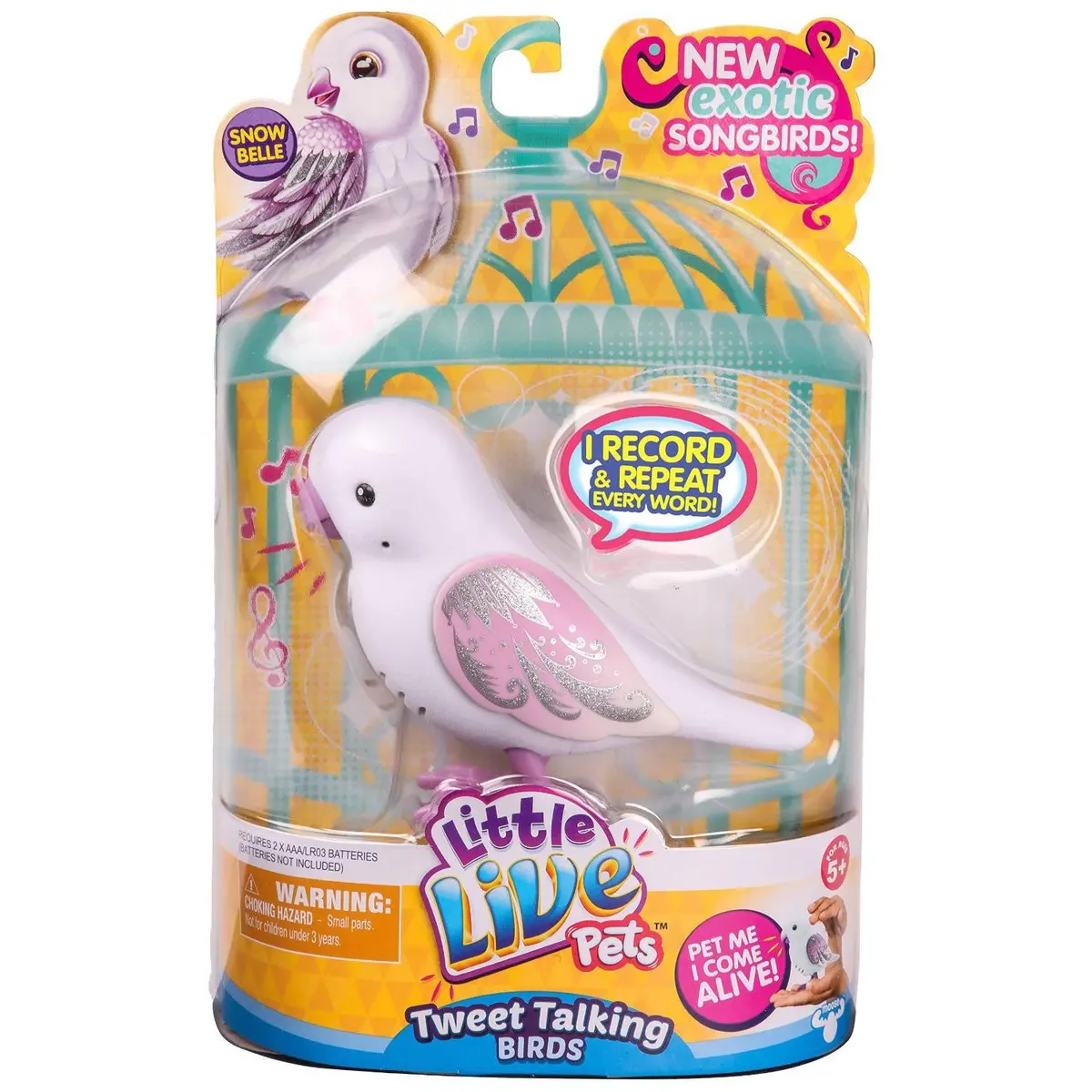 Little Live Pets Tweet Talking Bird (Snow Belle) 1