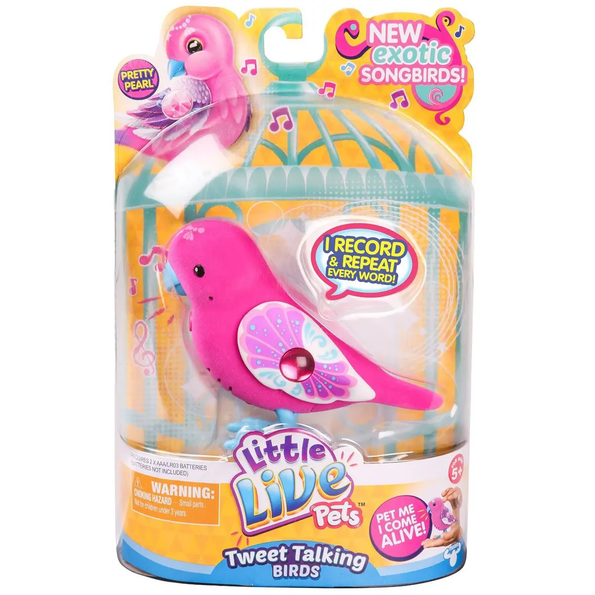 Little Live Pets Tweet Talking Bird (Pretty Pearl) 1