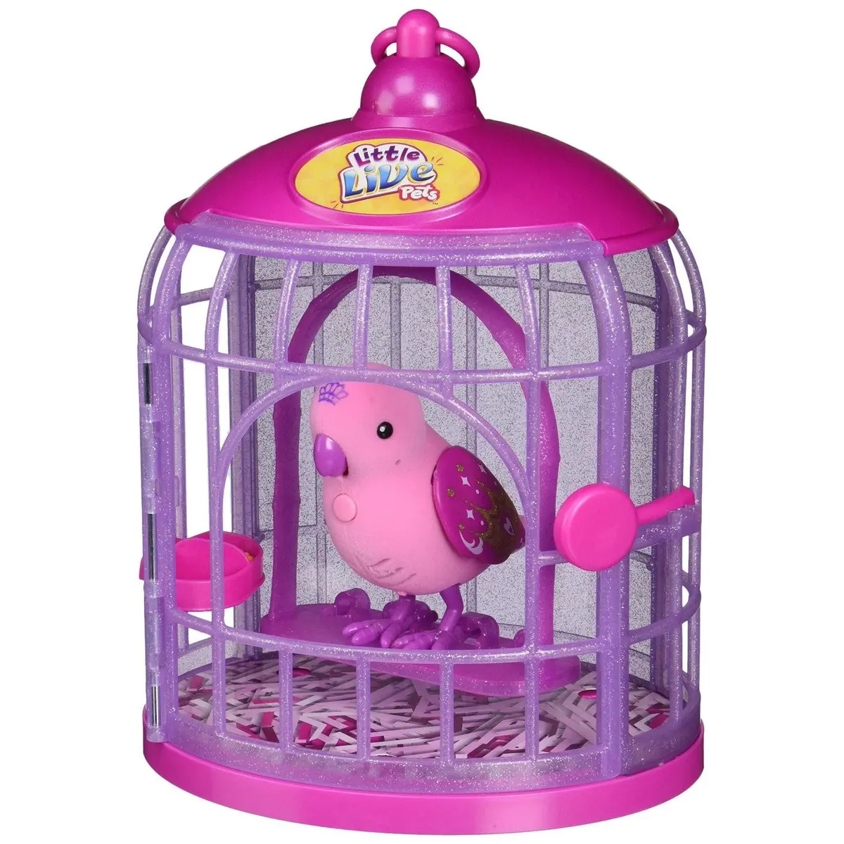 Little Live Pets Bird With Cage (Pink) 1