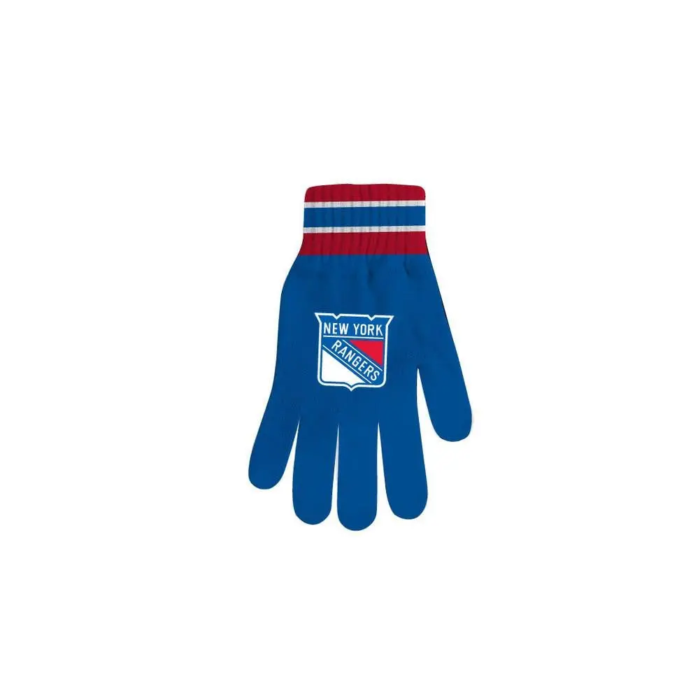 Nhl New York Rangers Gloves (One Size) 1