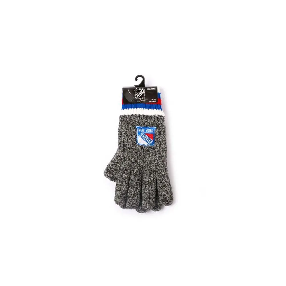 Nhl New York Rangers Thermal Gloves (Men's - One Size) 1