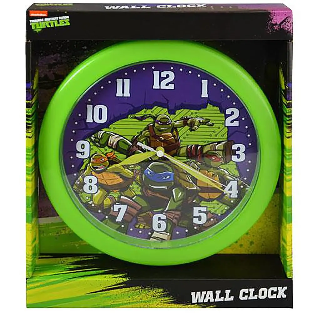 Tmnt 10 Inch Round Clock 1