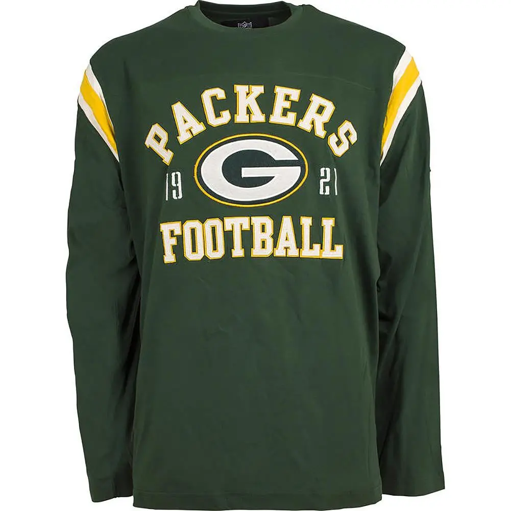 Nfl Lateral Long Sleeve Tee Mens - Green Bay Packers - Xl 1