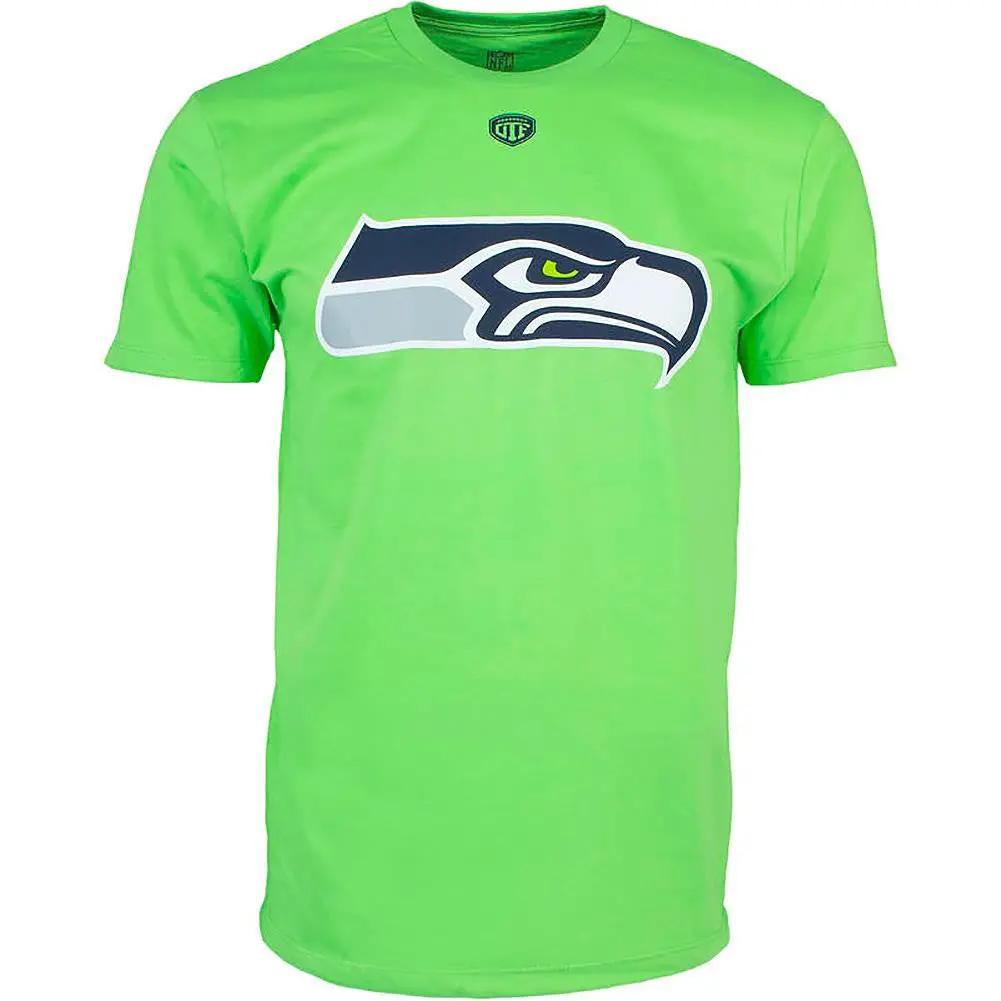Nfl Biggie Tee Mens - Seattle Seahawks - Large (Lime) 1