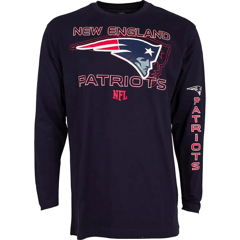 Nfl Long Snap Long Sleeve Tee Mens - New England Patriots - Xxl 1