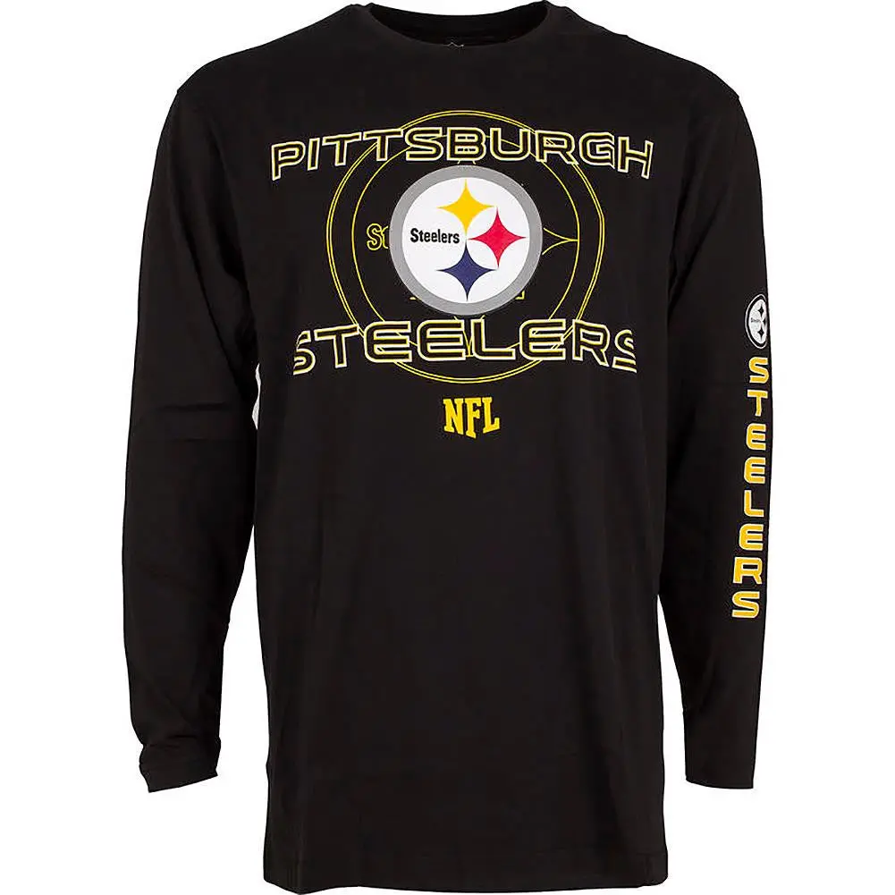 Nfl Long Snap Long Sleeve Tee Mens - Pittsburgh Steelers - Xxl 1