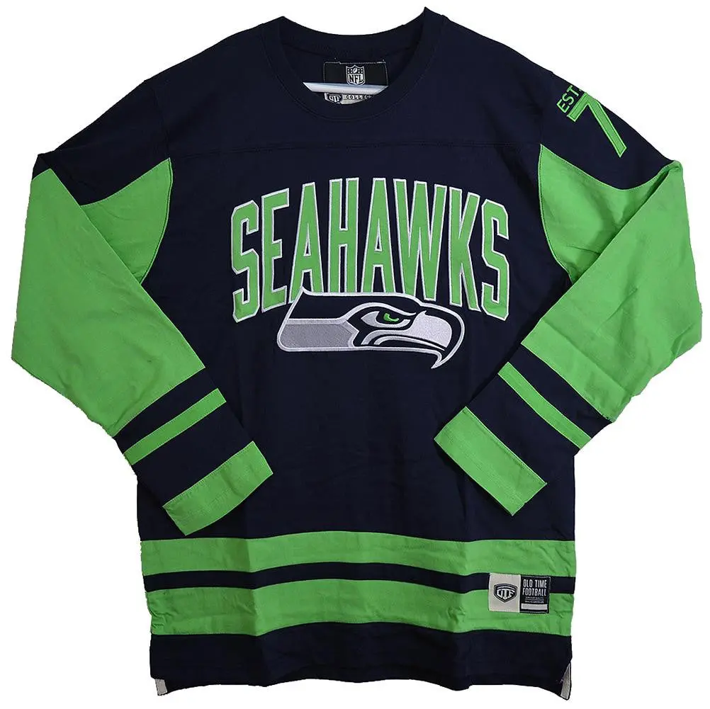 Nfl Dufferin Fleece Long Sleeve Shirt - Seattle Seahawks - X-Large 1