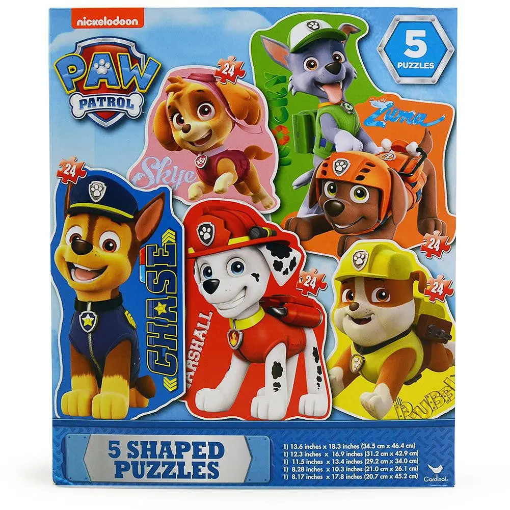 Paw Patrol 5 Shaped Puzzles 1