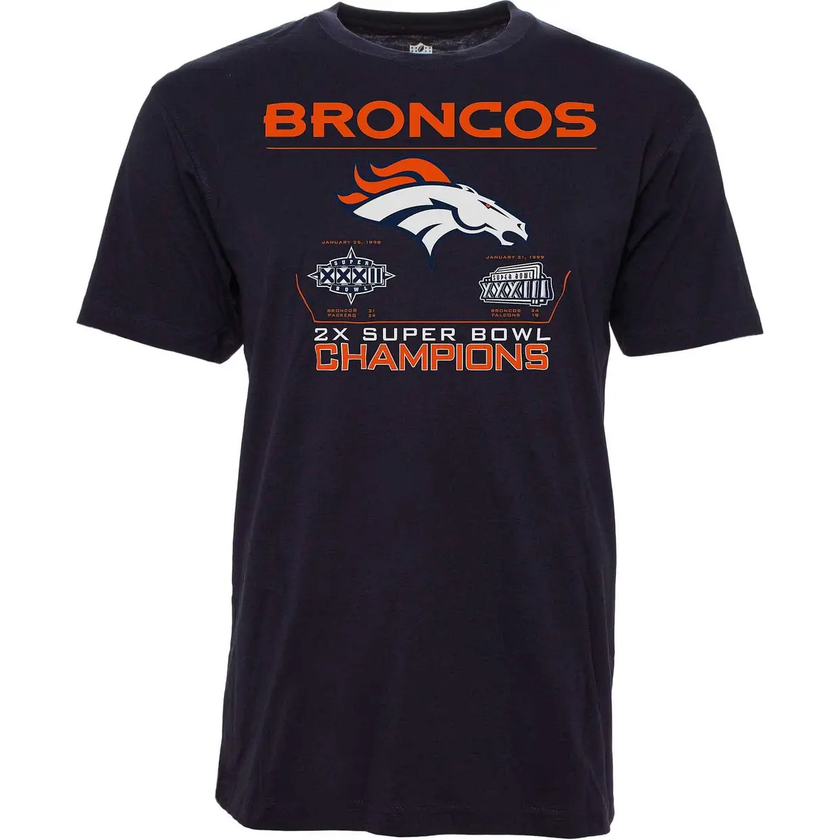 Nfl Reign Tee - Denver Broncos - Super Bowl Champions - X-Large 1