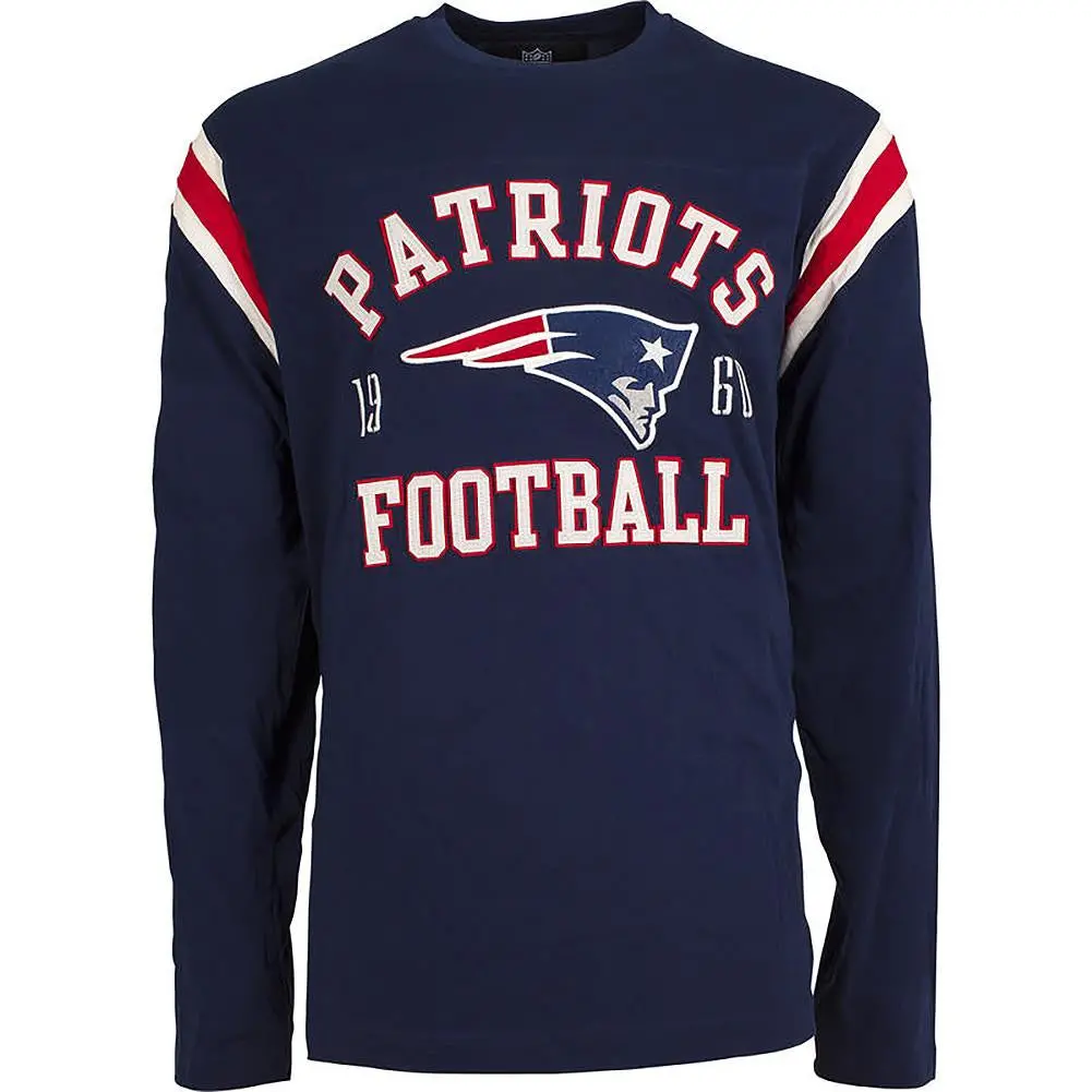 Nfl Lateral Long Sleeve Tee Mens - New England Patriots - Xl 1