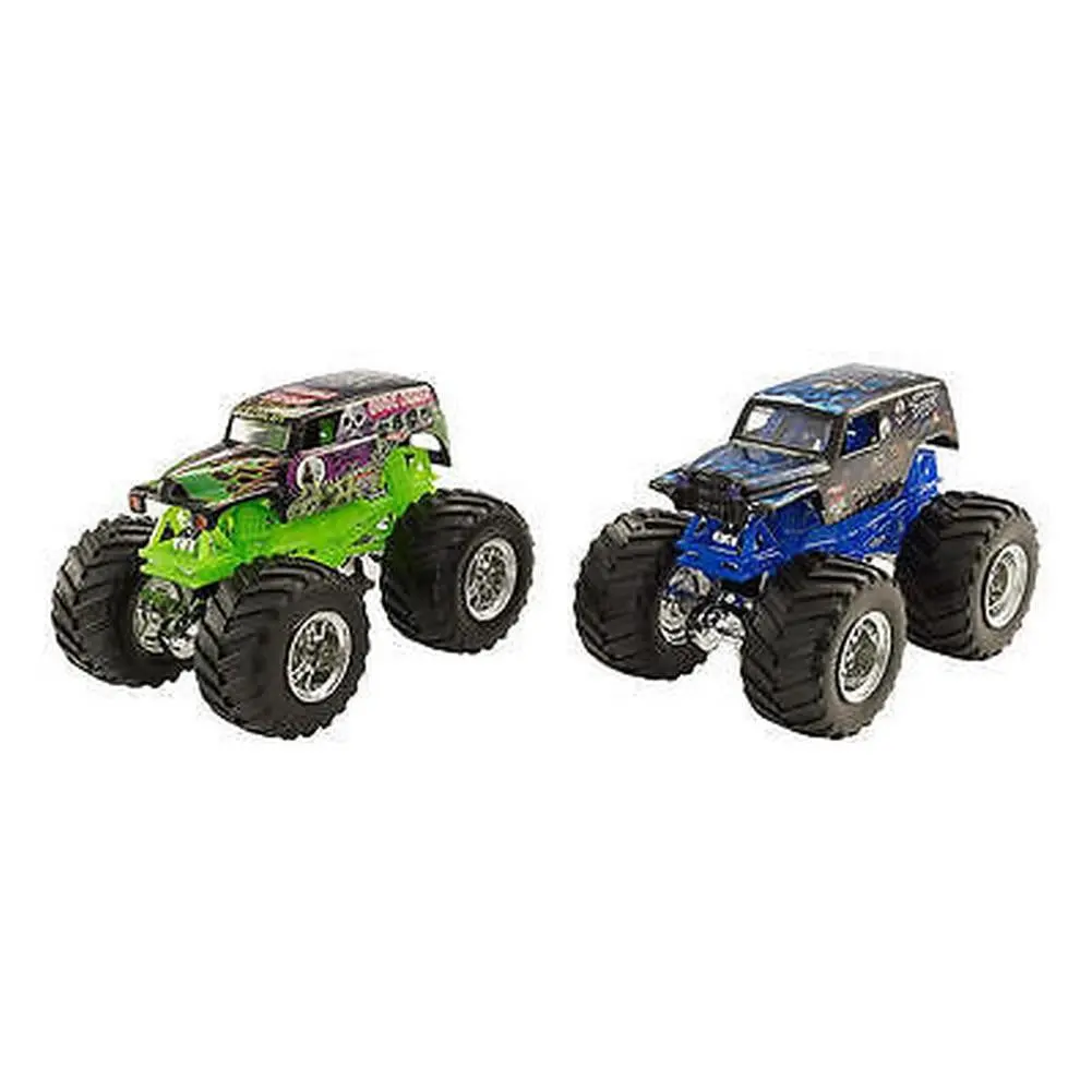 Hot Wheels Monster Jam Rev Tredz (Grave Digger Vs Son-Uva Digger) 1