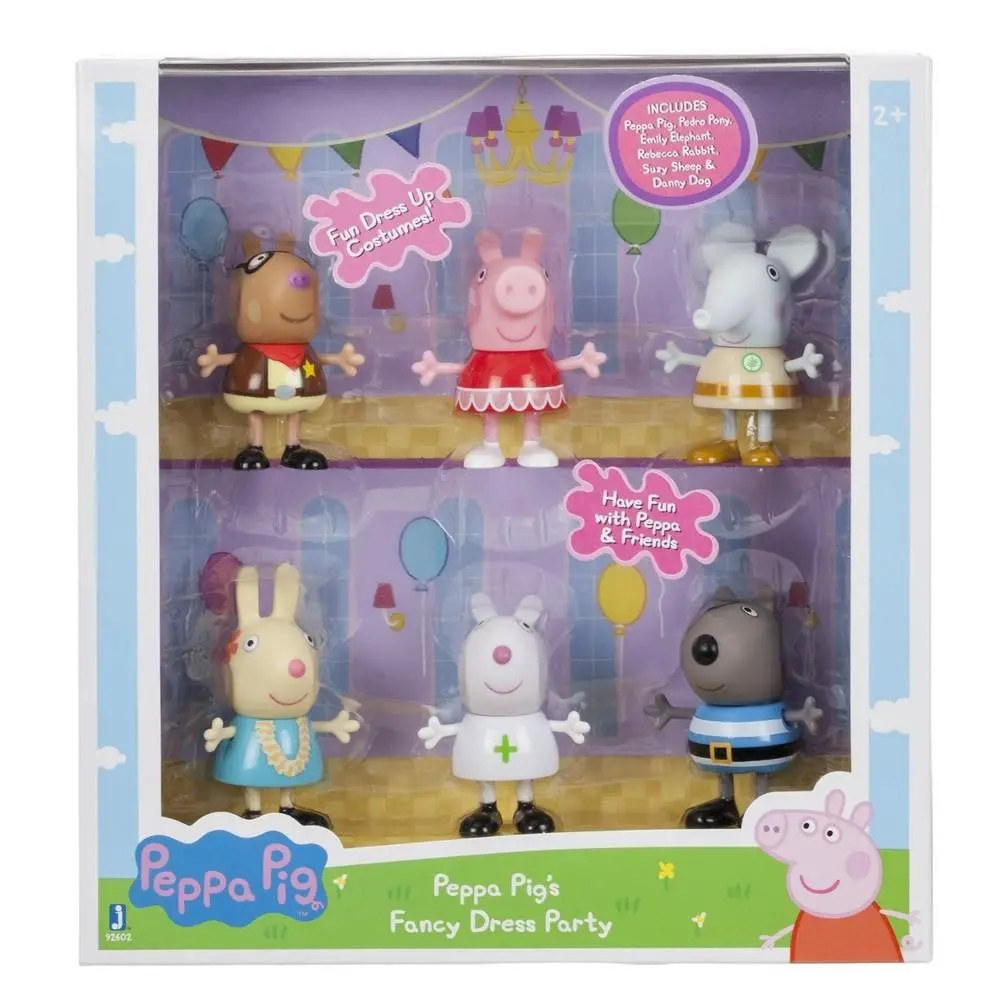 Peppa Pig's Fancy Dress Party 6 Figure Set 1