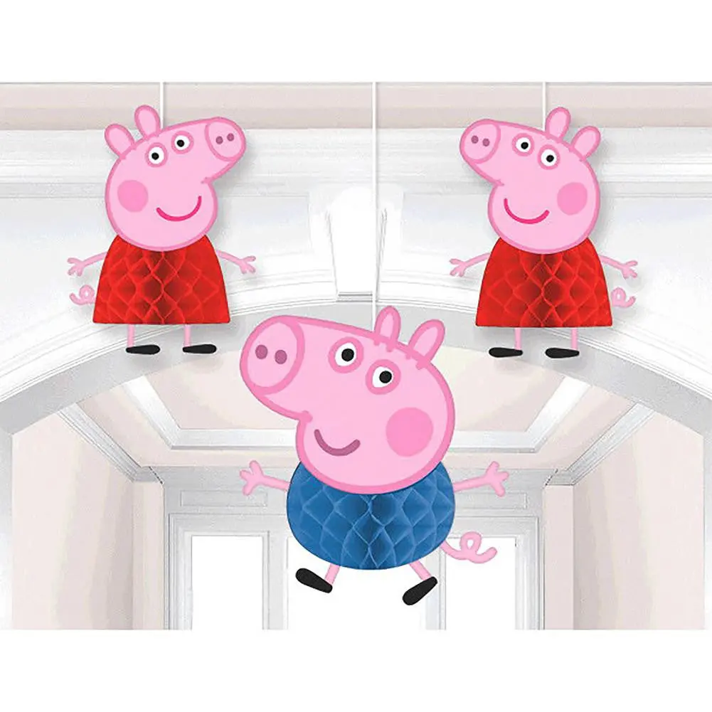 Peppa Pig Honeycomb Decorations 1