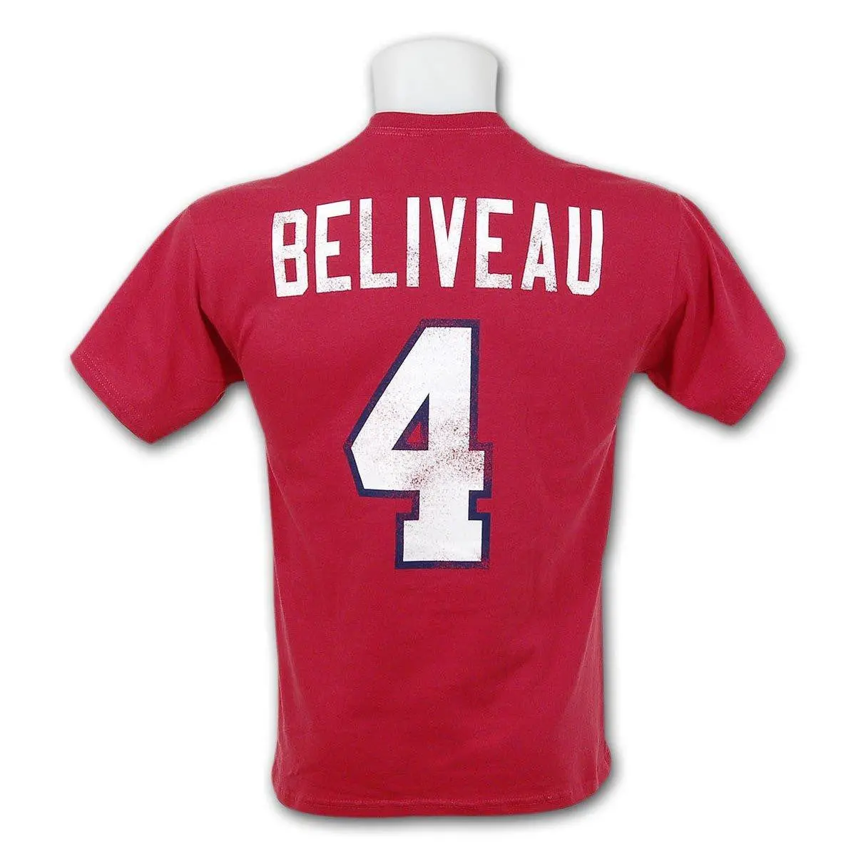 Nhl Alumni Player Vintage Red Tee - Mens - Jean Beliveau - X-Large 1