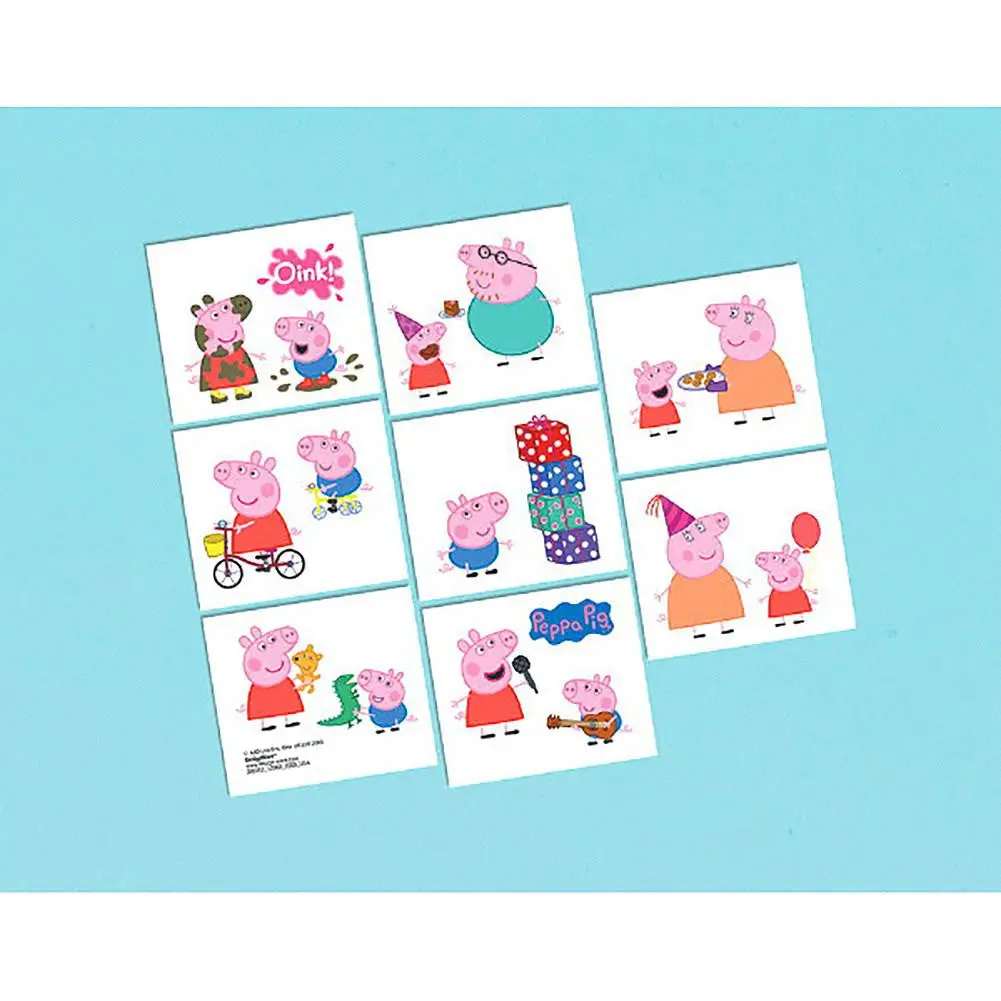 Peppa Pig Tattoo Favors 1