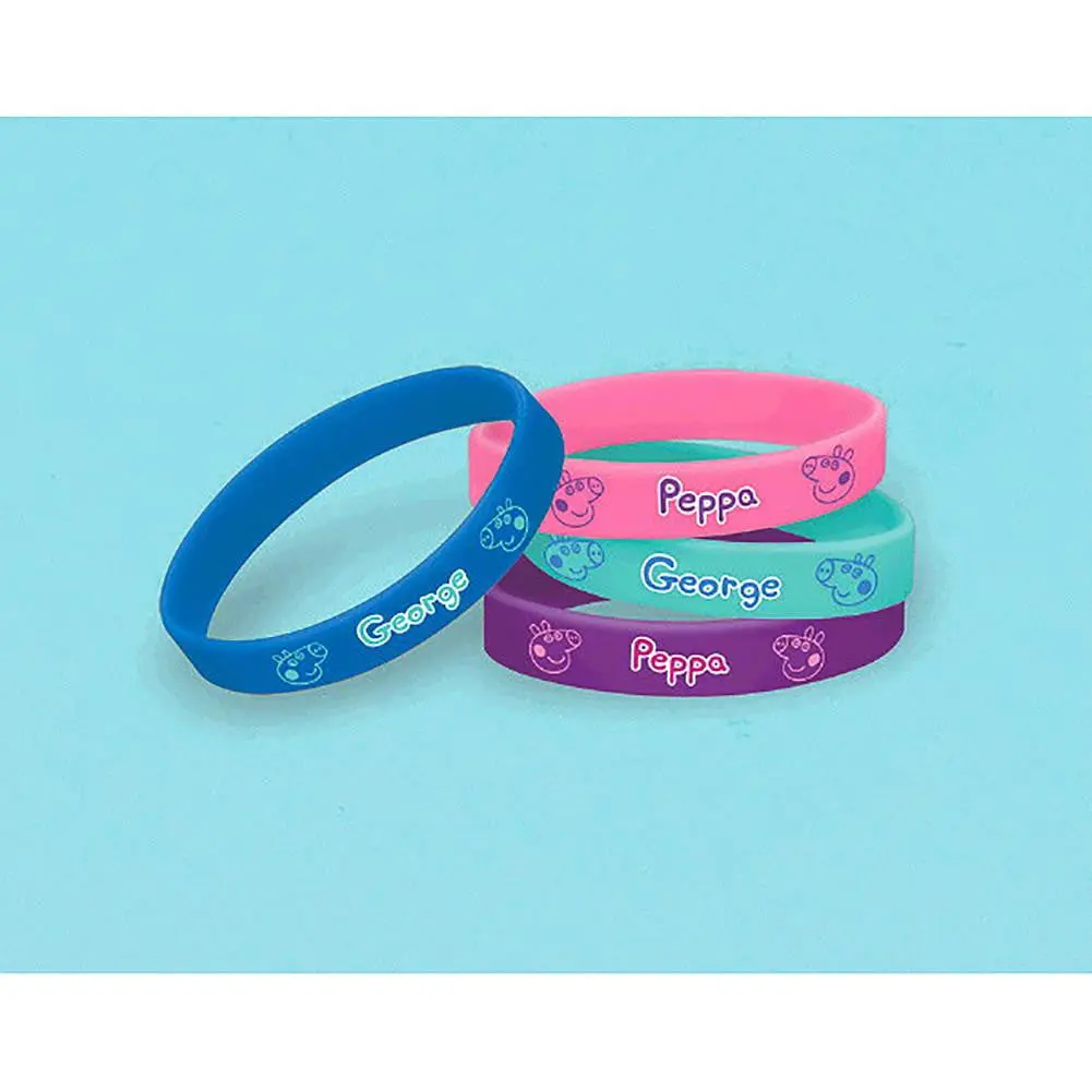 Peppa Pig Rubber Bracelet Favors 1