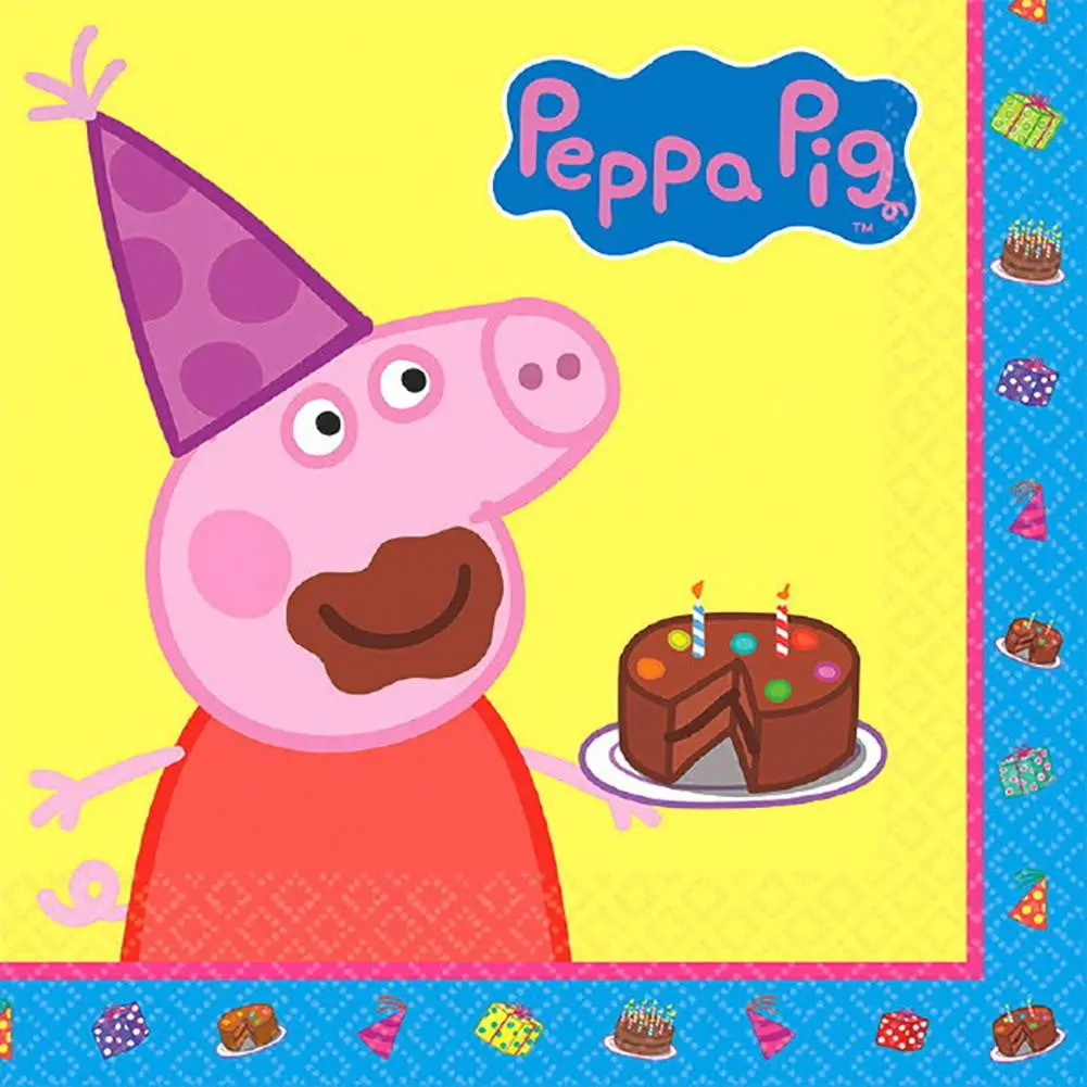 Peppa Pig Luncheon Napkins (16 In Package) 1