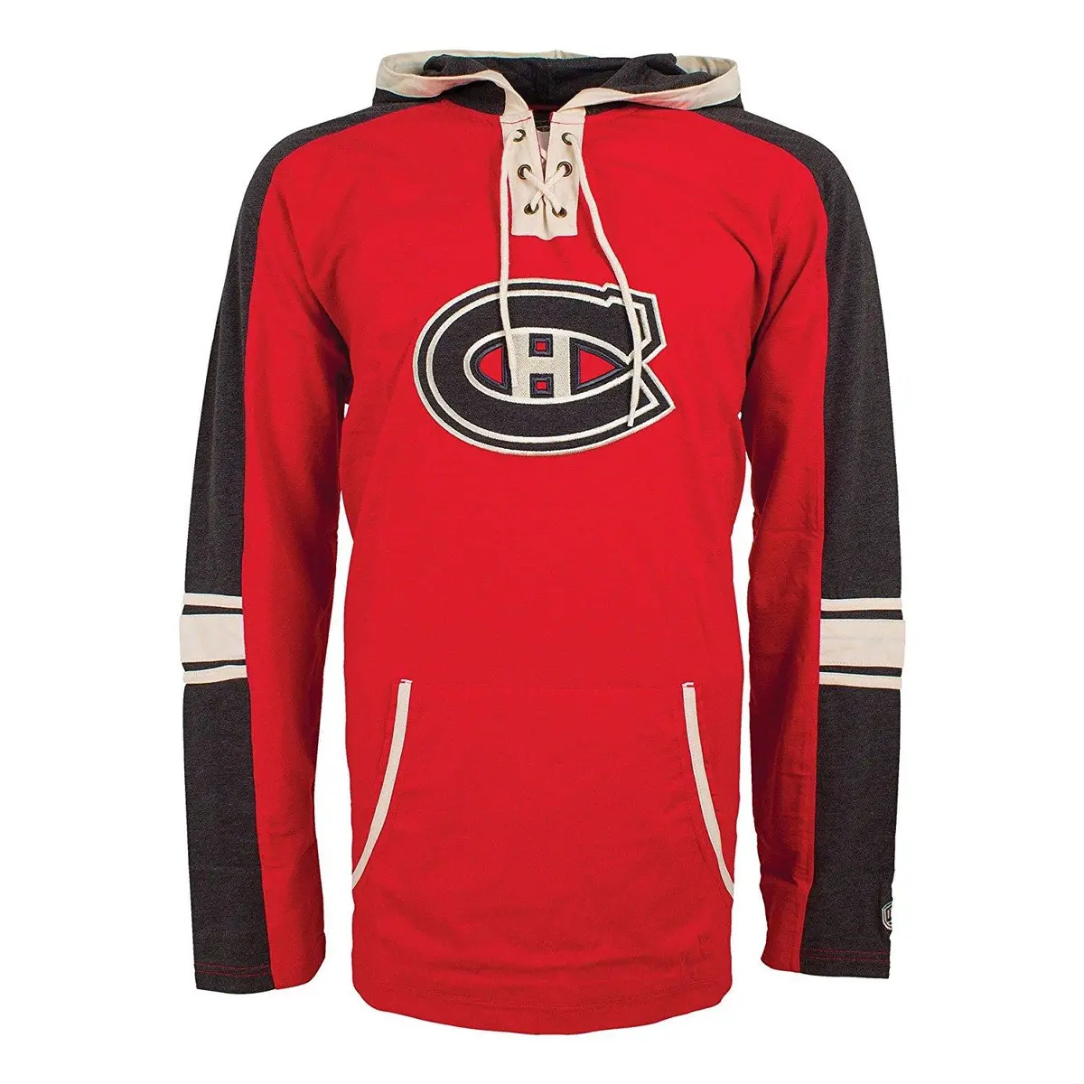 Nhl Montreal Canadiens Mens Cable Lace Hoodie - Xl 1