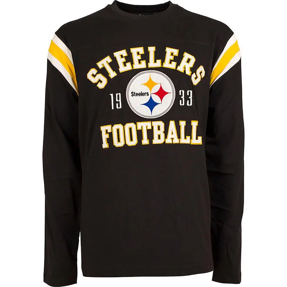 Nfl Lateral Long Sleeve Tee Mens - Pittsburgh Steelers - Xx-Large 1