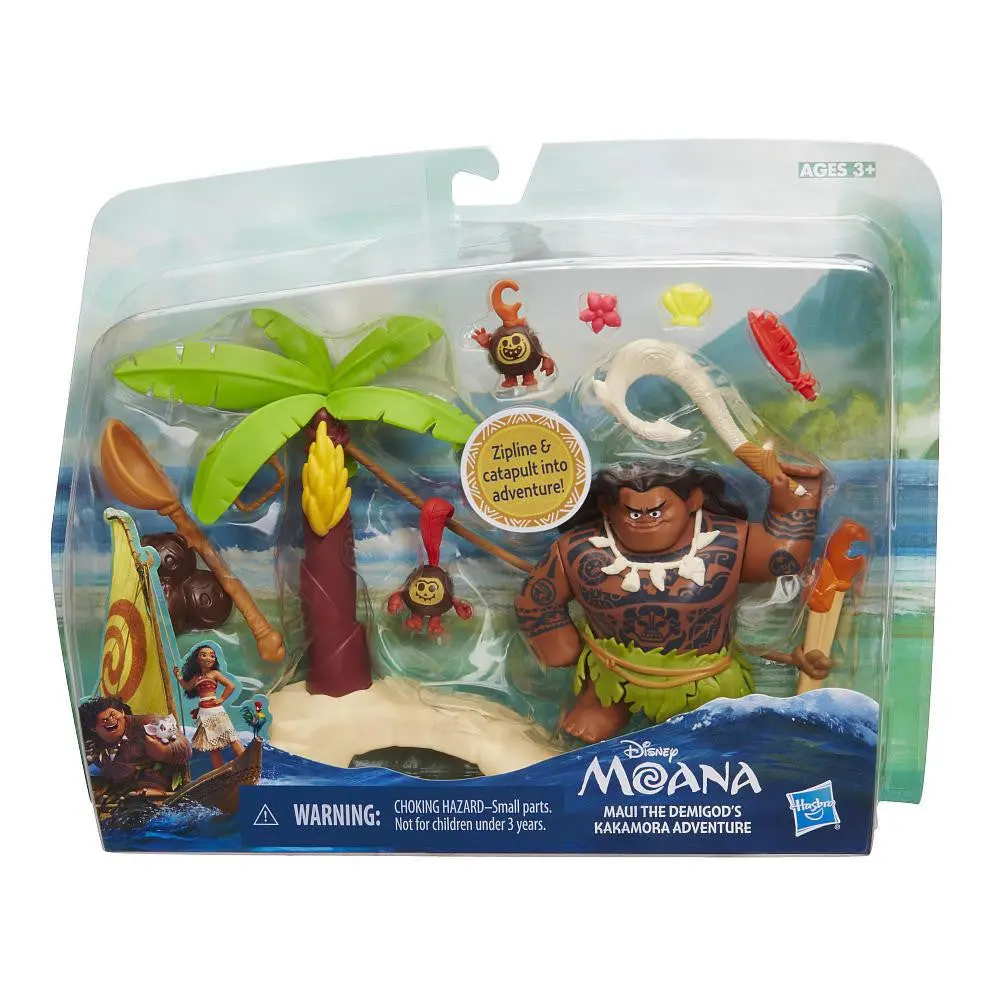 Disney Moana Maui The Demigod's Kakamora Adventure Playset 1