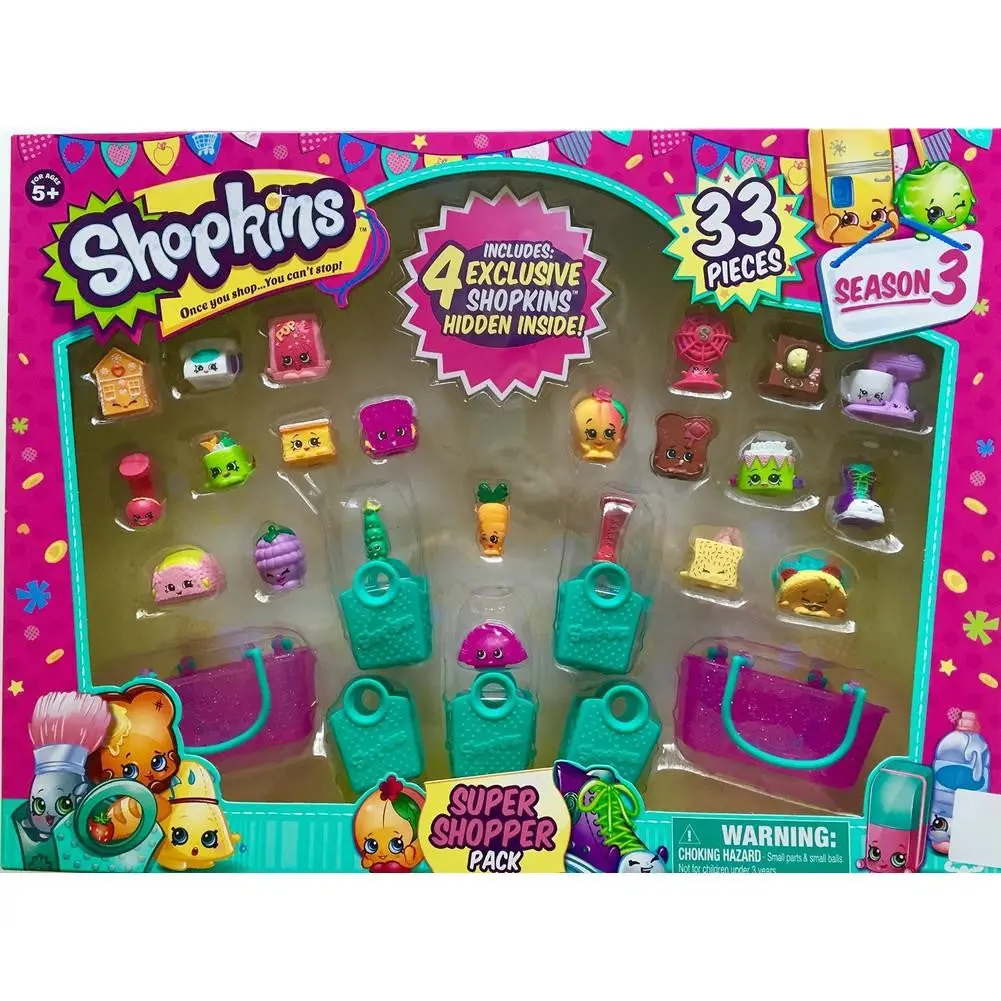 Shopkins Super Shopper Pack - Season 3 (33 Pieces) 1