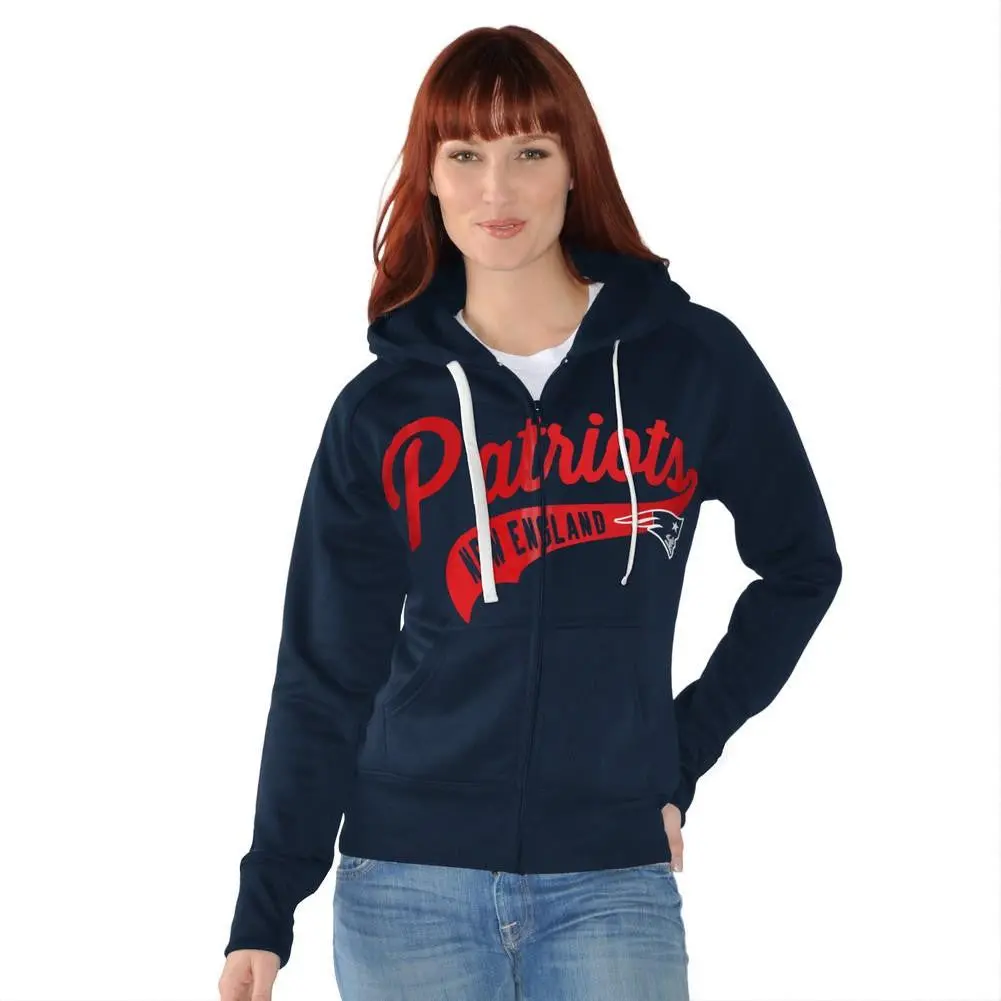 Nfl New England Patriots Women's Game Day Hoodie - Xl 1