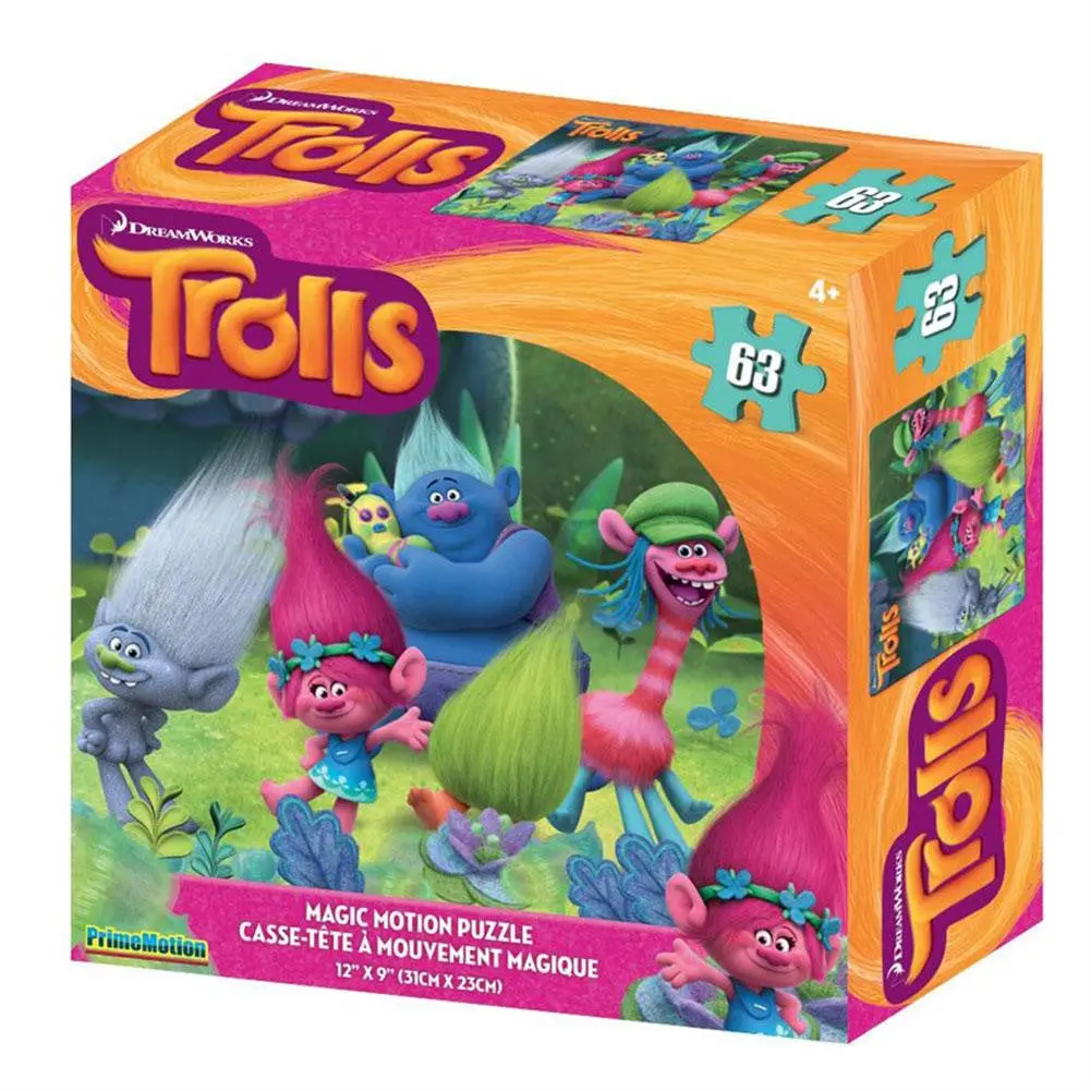 Trolls 63 Piece Lenticular Puzzle 1
