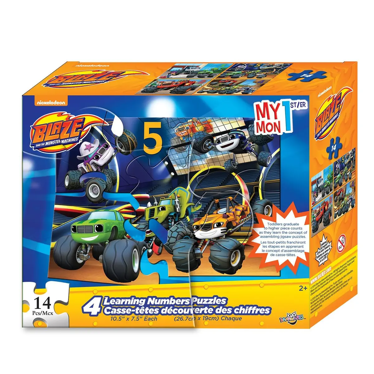 Blaze And The Monster Machines My 1St Learning Numbers Puzzles 1