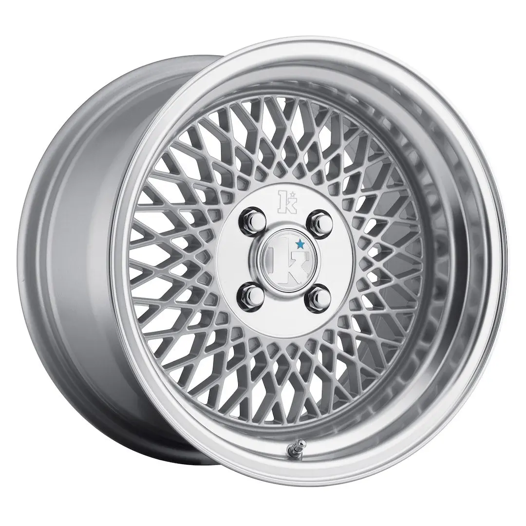 Klutch Sl1 15X8,5 Et17 4X100 Silver W/ Machined Lip 1