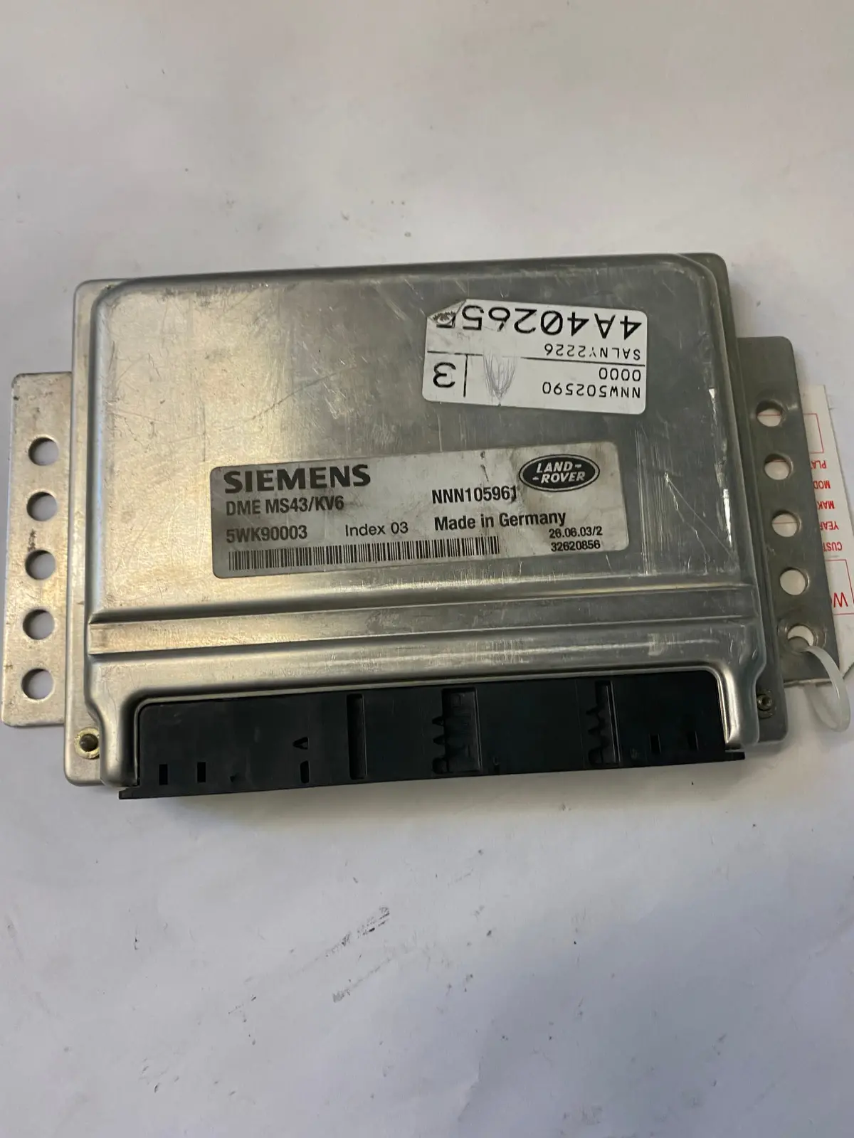 Used Engine Control Module For Land Rover Part #Nnn105961. Fits Land Rover Freelander 2002-2005 1