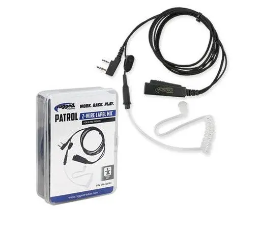Cable De Patrulla 2-Cables C/Microfono Y Estuche 1