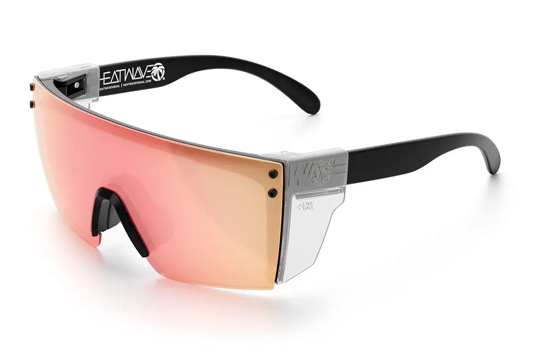Lazer Face Sunglasses: Rose Gold Z.87 5