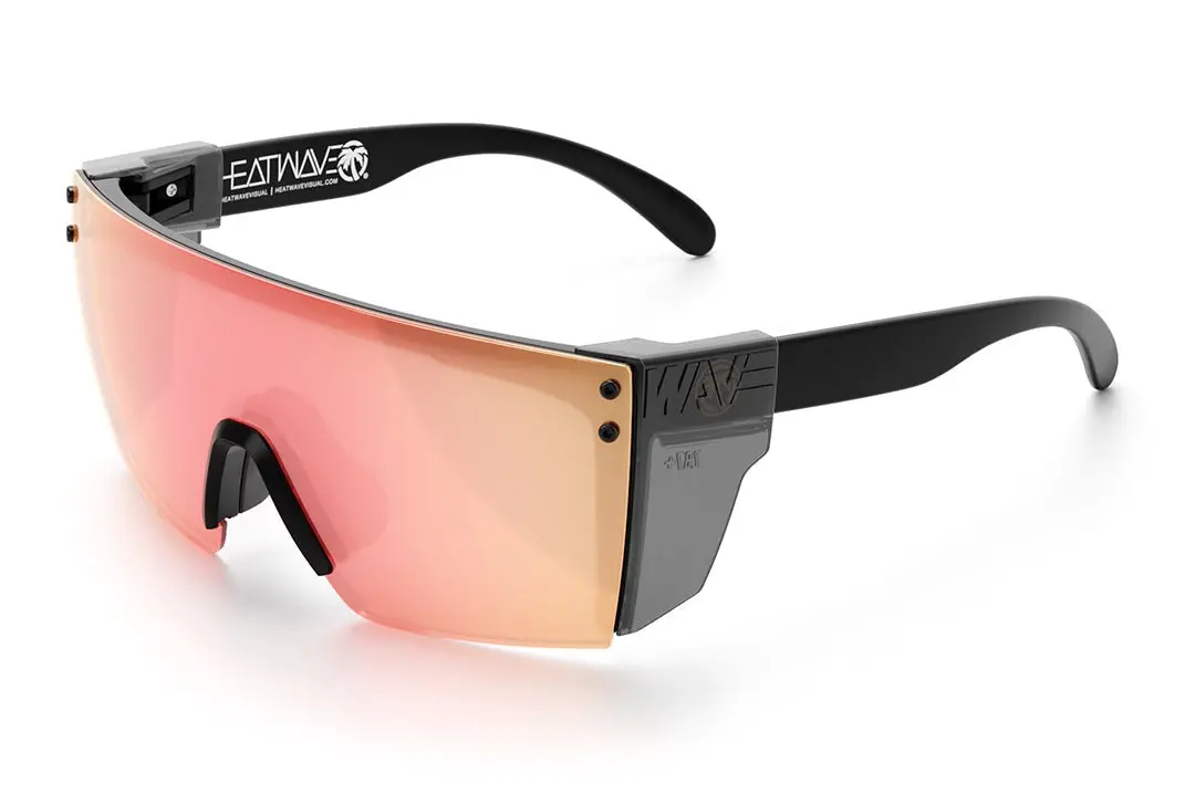 Lazer Face Sunglasses: Rose Gold Z.87 6