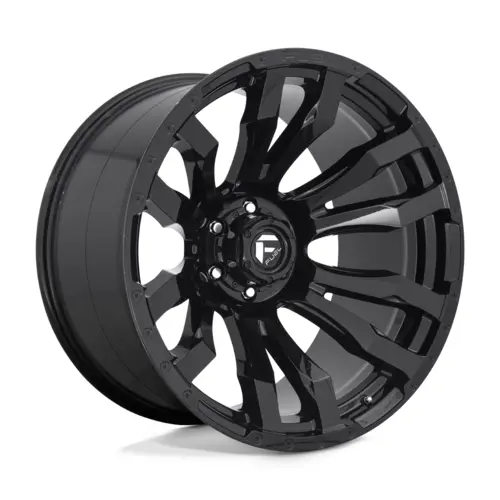 Fuel Blitz 22X12 6X139.7 -44Mm Gloss Black Milled 1