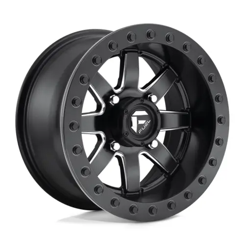Fuel Maverick Lt Beadlock 15X10 4X156 +0Mm Matte Black Milled 1