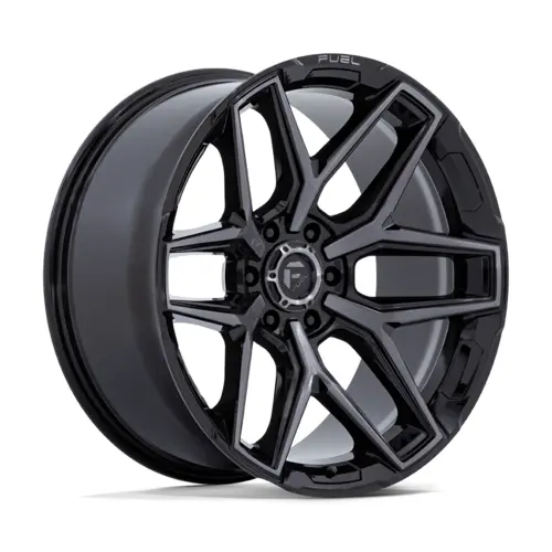 Fuel Flux 20X10 6X135 -18Mm Gloss Black W/ Grey Tint Clear Coat 1