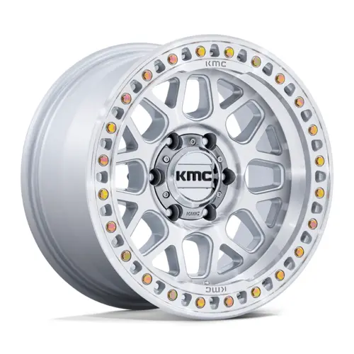 Kmc Grs 18X8.5 6X135 +0Mm Gloss Silver Machined 1