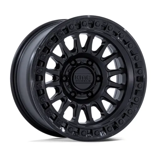 Kmc Ims 18X9 6X135 +30Mm Matte Black W/ Gloss Black Lip 1