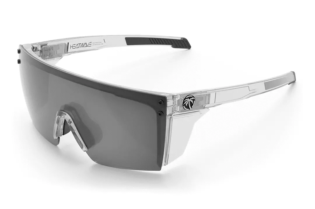 Performance Lazer Face Sunglasses: Vapor Clear Frame Photochromic Lens Z87+ 1