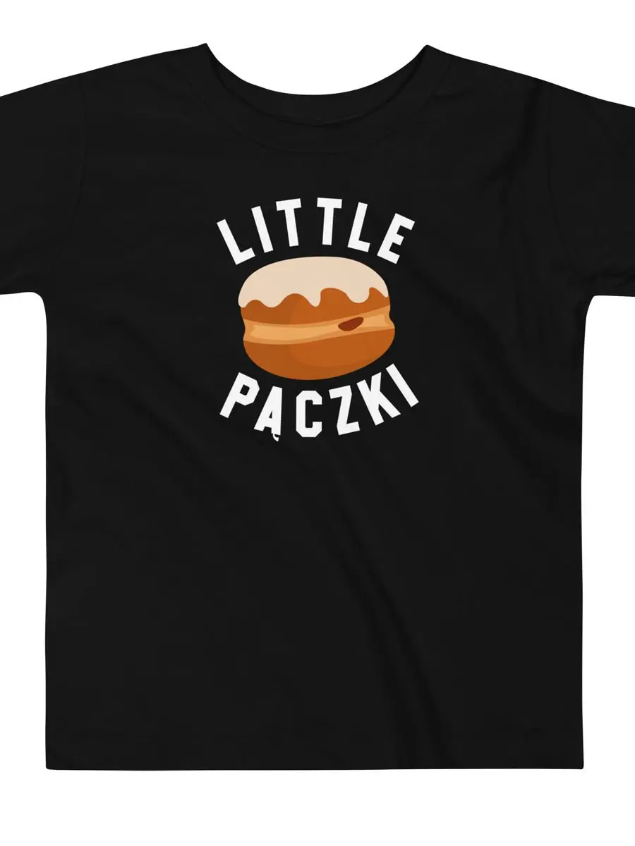 Little Paczki - Toddler T-Shirt - White / Black 1