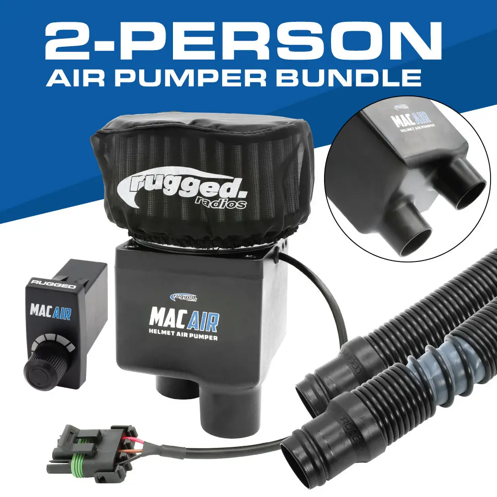 Mac Air 2-Person Helmet Air Pumper (Bundle) 1